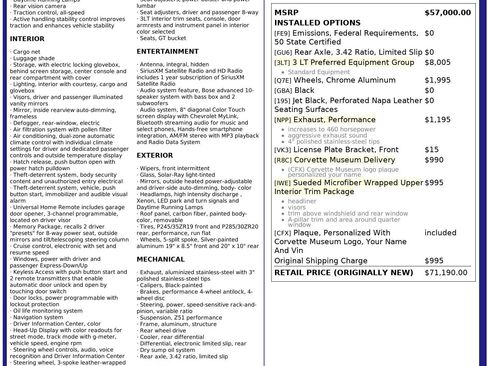 Used 2014 Chevrolet Corvette Stingray Coupe w/ 3LT Preferred Equipment Group image 2