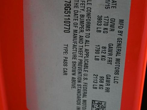 Used 2016 Chevrolet Corvette Stingray Coupe w/ Battery Protection Package image 9