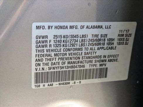 Used 2017 Honda Pilot LX image 24