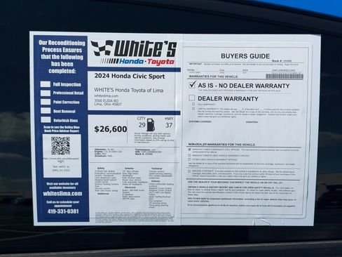 Used 2024 Honda Civic Sport image 29