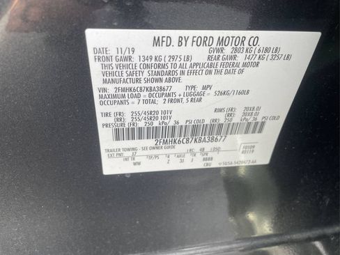 Used 2019 Ford Flex SEL w/ Equipment Group 202A AWD/4WD image 22
