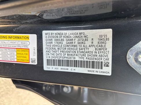 Certified 2023 Honda Civic Sport image 30