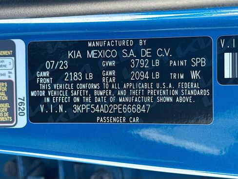 Certified 2023 Kia Forte GT-Line w/ GT-Line Technology Package FWD image 29
