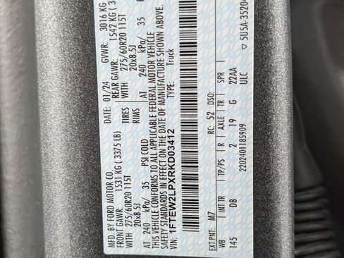 Certified 2024 Ford F150 STX AWD/4WD image 27