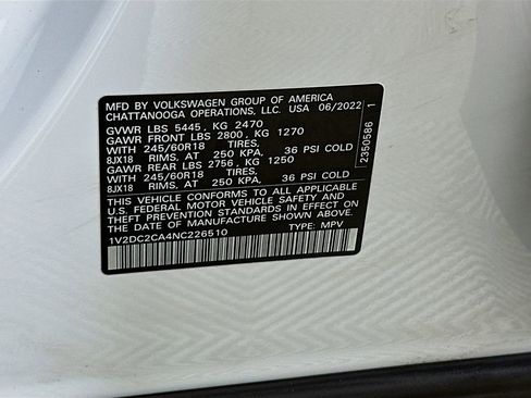 Used 2022 Volkswagen Atlas Cross Sport SE FWD image 27