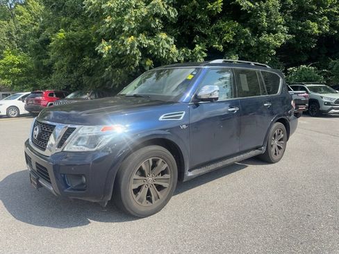 Used 2020 Nissan Armada Platinum w/ Captain's Chairs Package AWD/4WD image 3