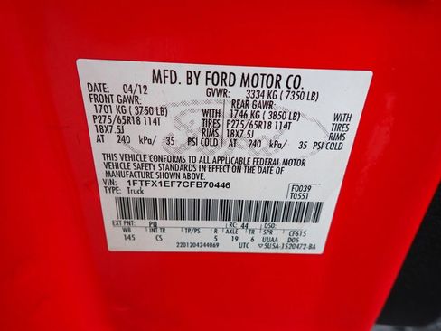 Used 2012 Ford F150 STX w/ STX Decor Pkg image 29