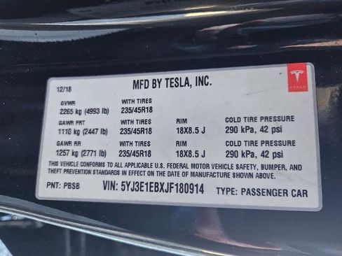 Used 2018 Tesla Model 3 image 30