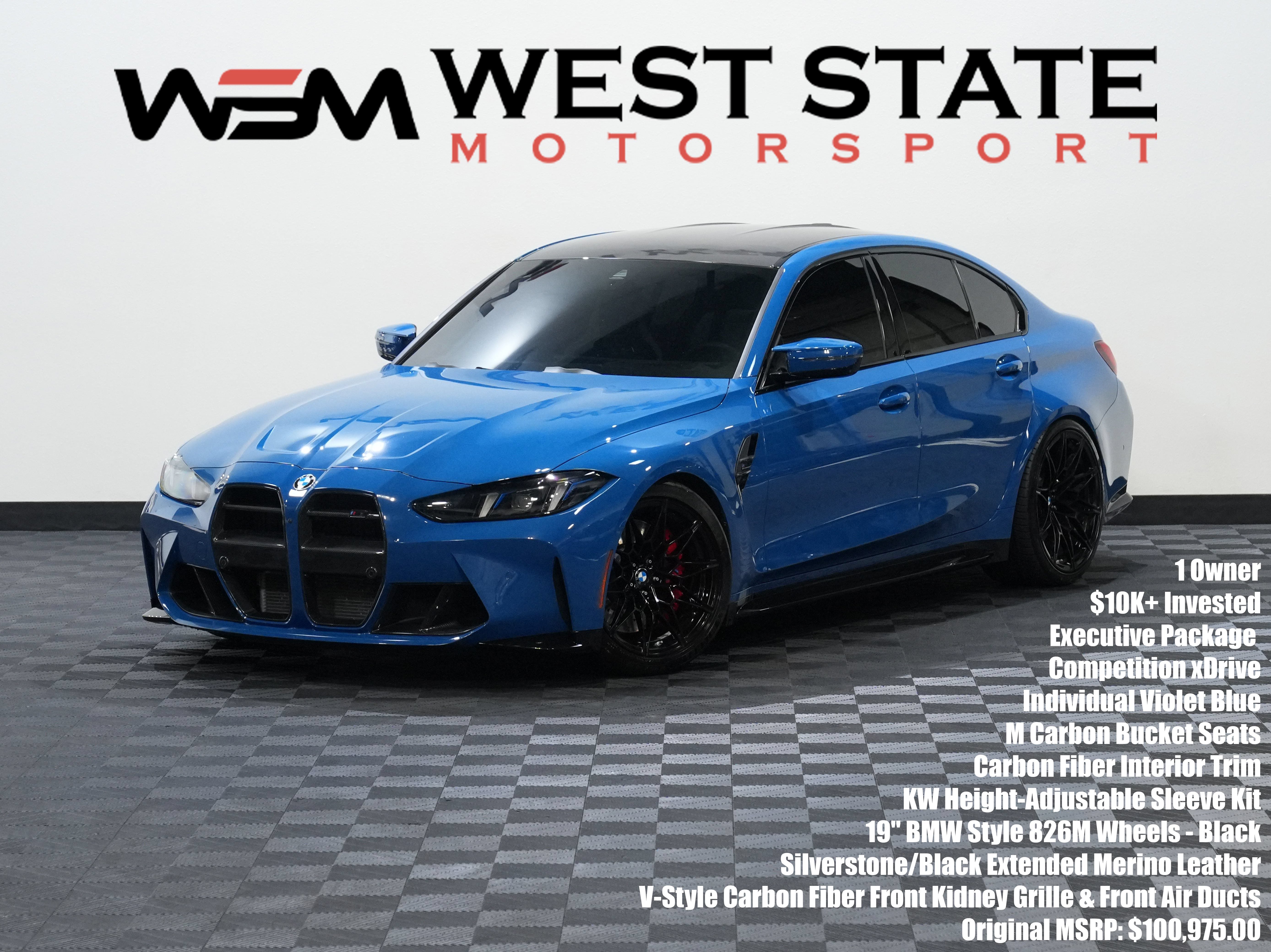 Used 2026 BMW M3 Competition w/ Executive Package AWD/4WD image 1