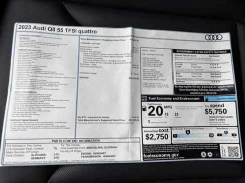 Used 2023 Audi Q8 Premium Plus image 25