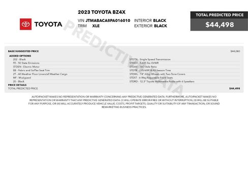 Used 2023 Toyota bZ4X AWD image 2