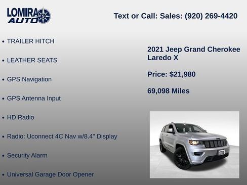 Used 2021 Jeep Grand Cherokee Altitude AWD/4WD image 33