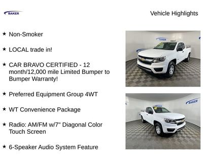 Used 2018 Chevrolet Colorado W/T w/ WT Convenience Package