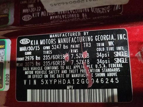 Used 2016 Kia Sorento EX w/ EX Premium Package image 33