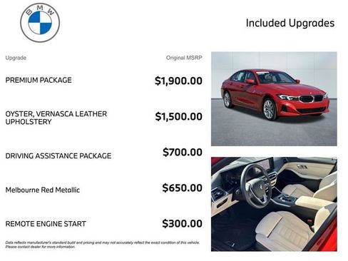 Certified 2023 BMW 330i xDrive Sedan w/ Premium Package AWD/4WD image 3