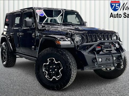 Used 2021 Jeep Wrangler Unlimited Rubicon 4xe w/ Dual Top Group AWD/4WD image 1