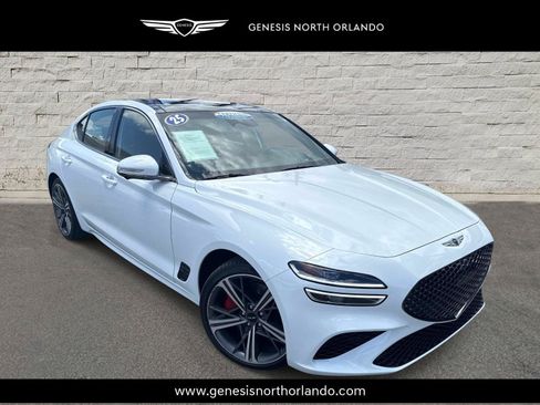 Certified 2025 Genesis G70 3.3T Advanced w/ Sport Prestige Package RWD image 1