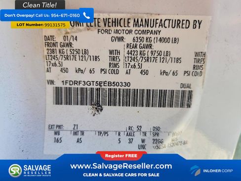 Used 2014 Ford F350 XL w/ XL Value Package image 16