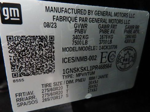 Used 2023 Chevrolet Tahoe Premier w/ Advanced Technology Package image 79