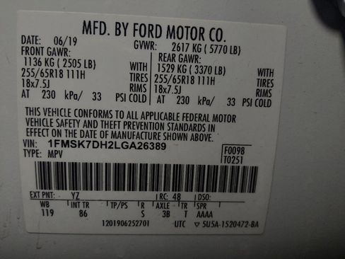 Used 2020 Ford Explorer XLT RWD image 33