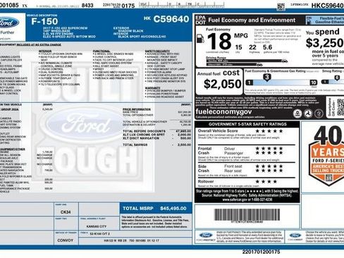 Used 2017 Ford F150 XLT w/ Equipment Group 302A Luxury image 56