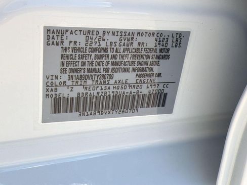 New 2026 Nissan Sentra SR w/ SR All Weather Package FWD image 20