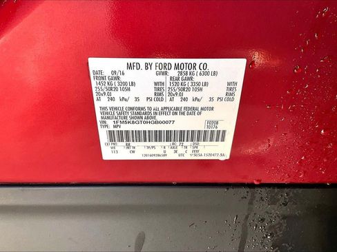 Used 2017 Ford Explorer Sport w/ Equipment Group 401A image 4