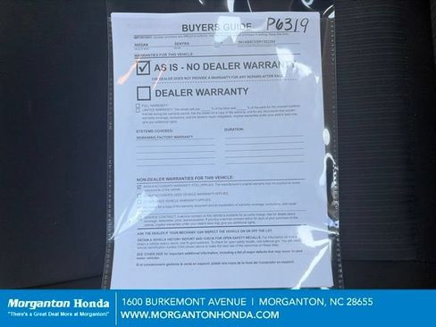 Used 2024 Nissan Sentra SV FWD image 24