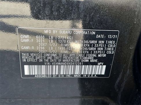 Used 2022 Subaru Ascent Limited image 17