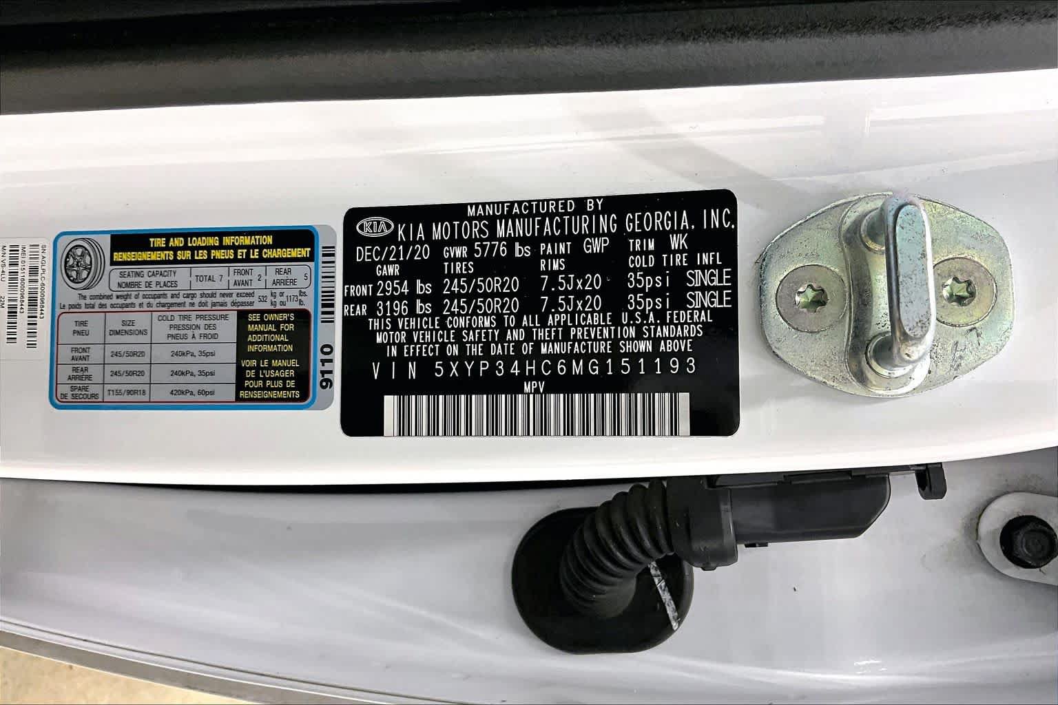 Used 2021 Kia Telluride EX w/ EX Premium Package FWD image 37