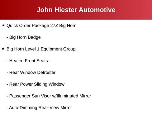 Used 2023 RAM 1500 Big Horn RWD image 4