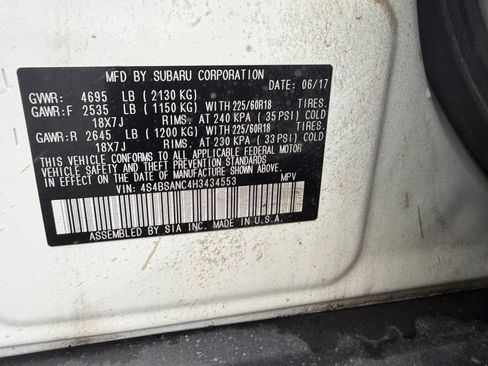 Used 2017 Subaru Outback 2.5i Limited AWD/4WD image 54