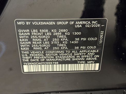 New 2026 Volkswagen Atlas SE image 28