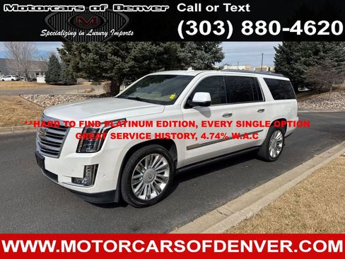 Used 2018 Cadillac Escalade ESV Platinum AWD/4WD image 1