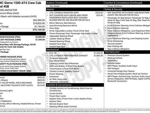 Used 2022 GMC Sierra 1500 AT4 w/ AT4 Premium Package AWD/4WD image 9