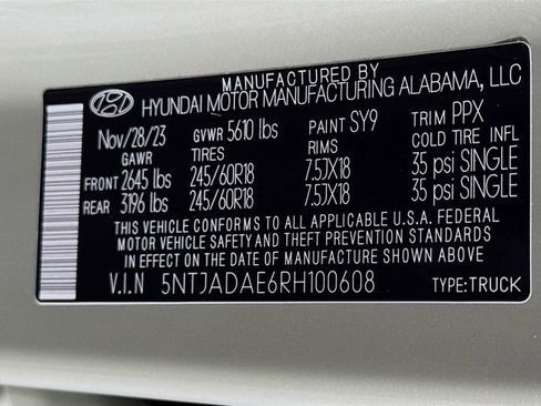Certified 2024 Hyundai Santa Cruz SE AWD/4WD image 16