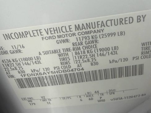 Used 2017 Ford F650 2WD SuperCab Super Duty image 60