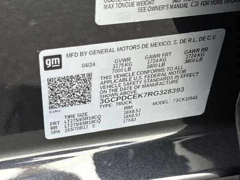 Used 2024 Chevrolet Silverado 1500 Custom Trail Boss image 30