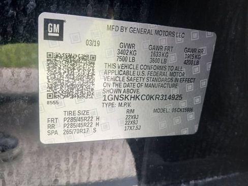 Used 2019 Chevrolet Suburban LT AWD/4WD image 18