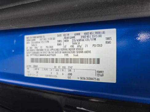 Used 2019 Ford Transit 250 148 Medium Roof RWD image 23