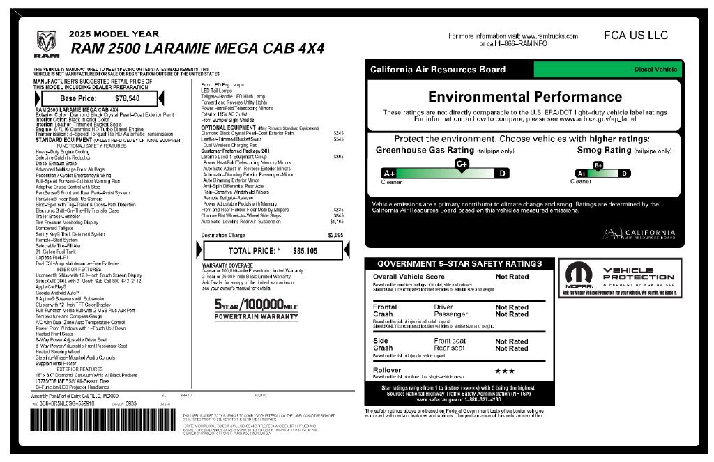 Used 2025 RAM 2500 Laramie AWD/4WD image 4