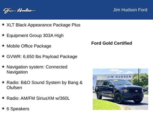 Used 2024 Ford F150 XLT w/ Equipment Group 303A High AWD/4WD image 12