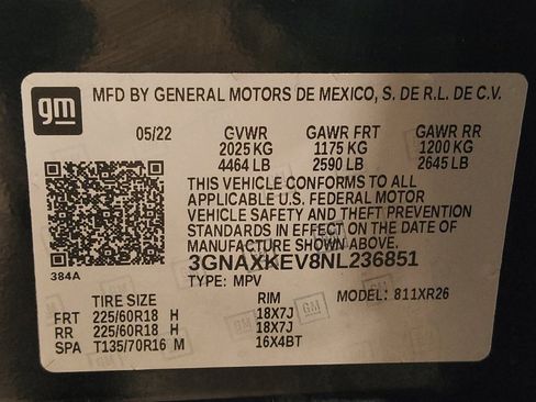 Used 2022 Chevrolet Equinox LT image 33