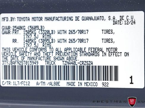 Used 2025 Toyota Tacoma PreRunner w/ TRD Prerunner Upgrade Package image 39