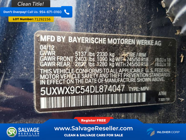 Used 2013 BMW X3 xDrive28i AWD/4WD image 19