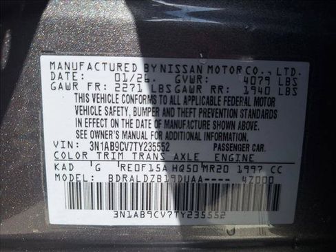 Used 2026 Nissan Sentra SV w/ Floor Mat Package FWD image 22