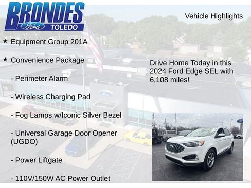 Used 2024 Ford Edge SEL w/ Convenience Package AWD/4WD image 5