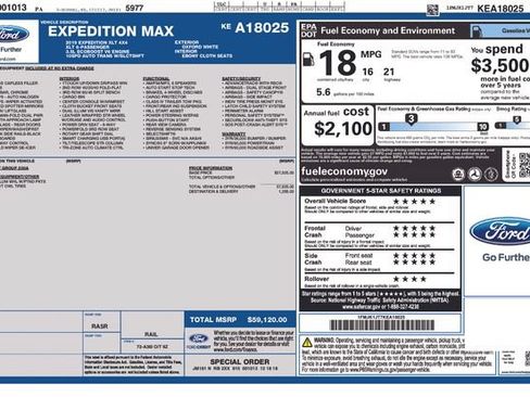 Used 2019 Ford Expedition Max XLT AWD/4WD image 36