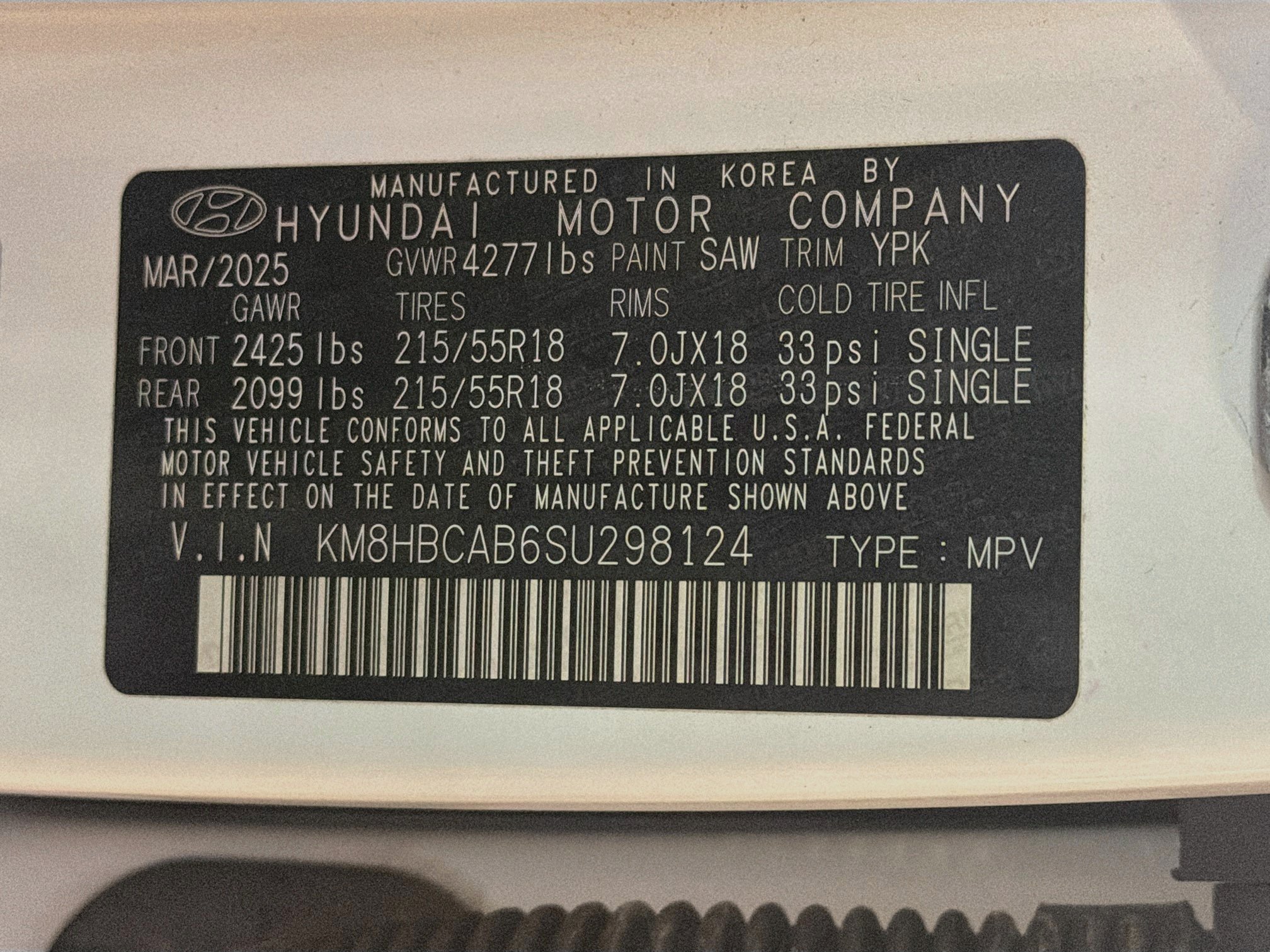 Used 2025 Hyundai Kona SEL AWD/4WD image 12