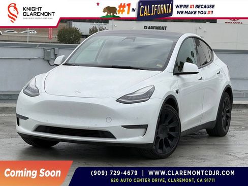 Used 2021 Tesla Model Y Long Range AWD/4WD image 1